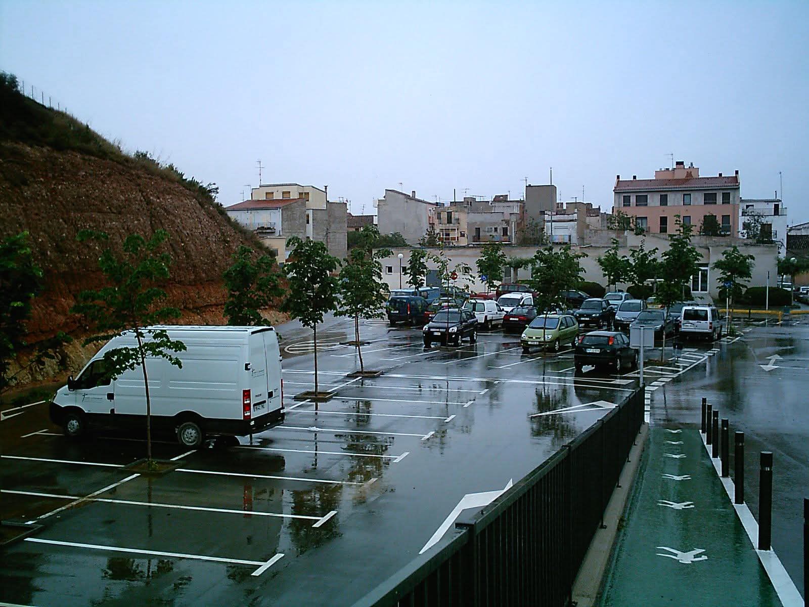 Vista general del nuevo aparcamiento