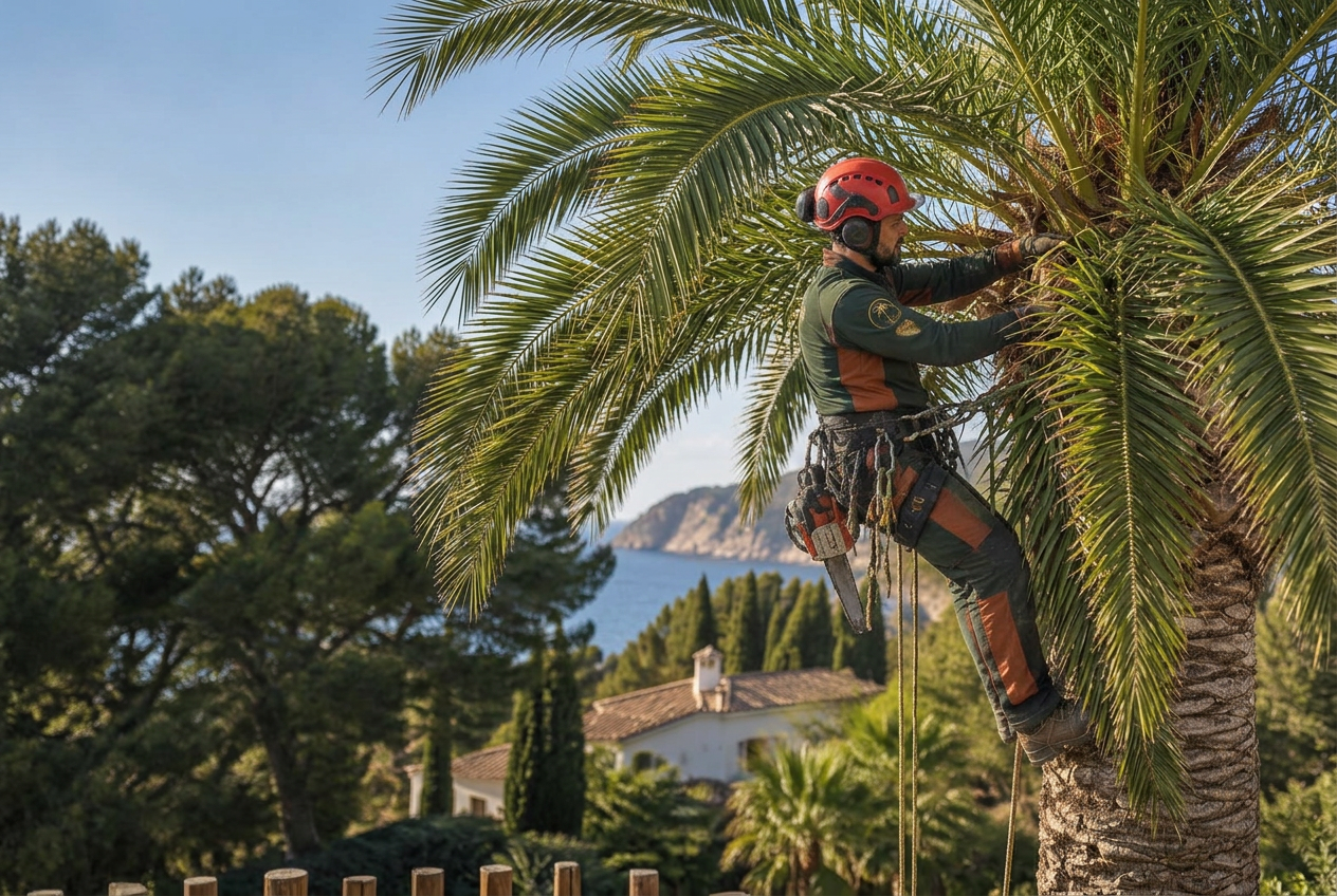 Trabajo en altura, control en cada corte.